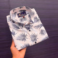 Bandana Traditional Digital Leaf Printed Stylish Shirt