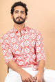 Ethnic Abstract Print Men classy shirt