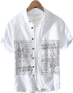 White Printed Stylish Shirt