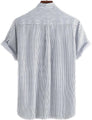 White Vertical Printed Stylish Shirt