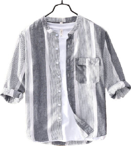 Vertical Stripe Casual Authentic Full Sleeves Shirt
